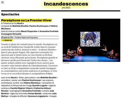 Prix Incandescences Prix Incandescences